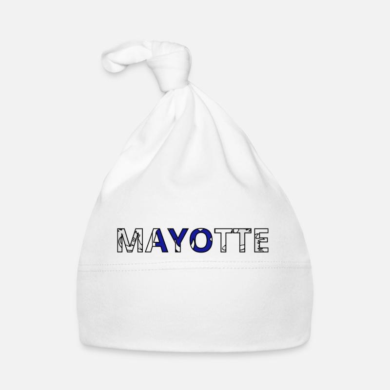 Drapeau Mayotte Bonnet bio Bébé