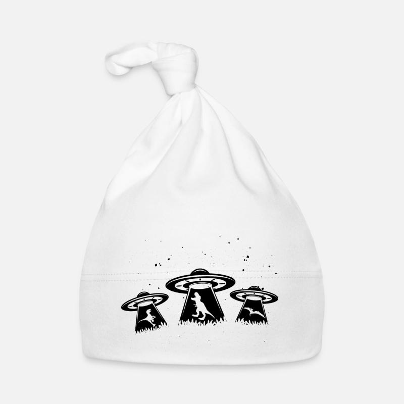 Ufo Alien Dinosaur Organic Baby Cap