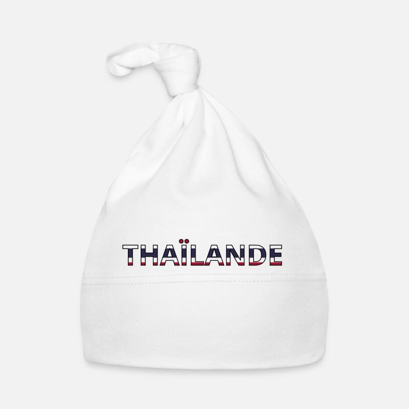 Drapeau Thaïlande Bonnet bio Bébé