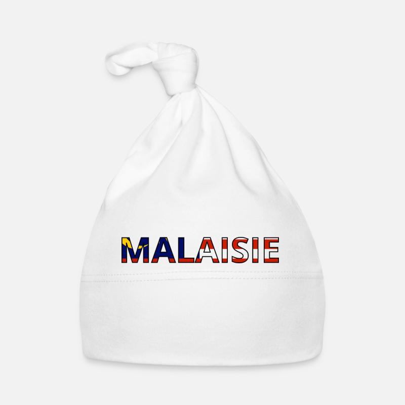 Drapeau Malaisie Bonnet bio Bébé