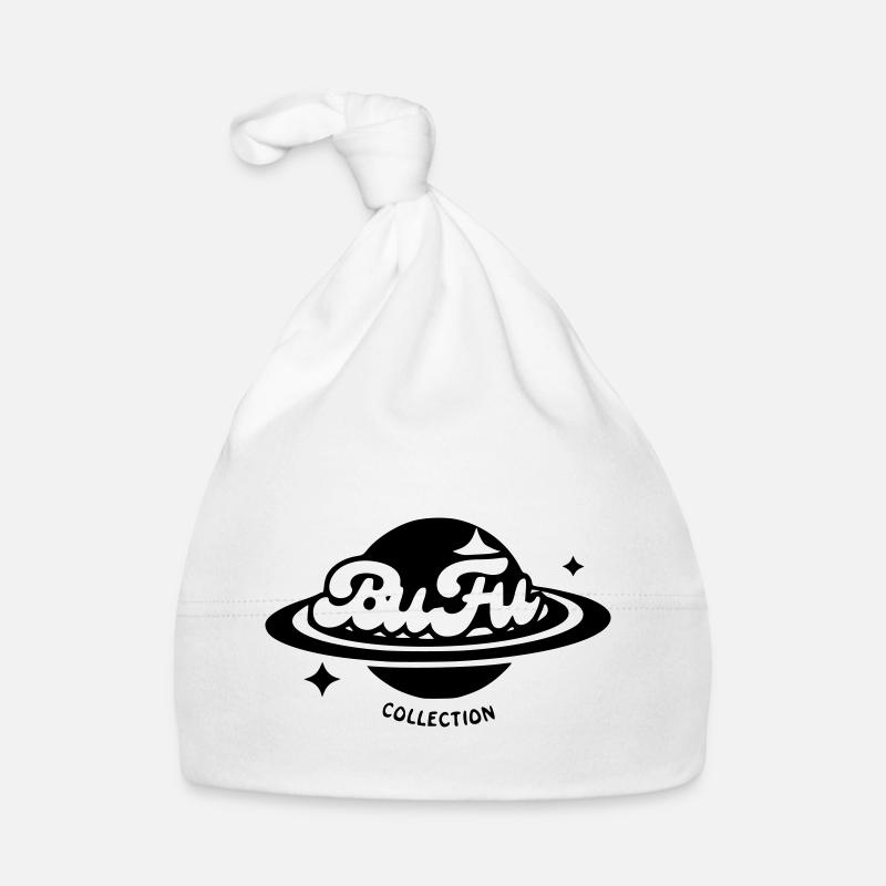 Bufu Planet - Organic Baby Cap - white