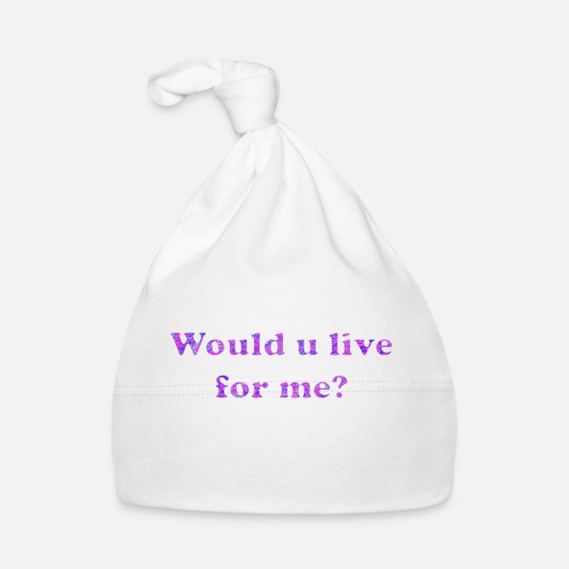 Viriez-vous pour moi ? Bonnet bio Bébé