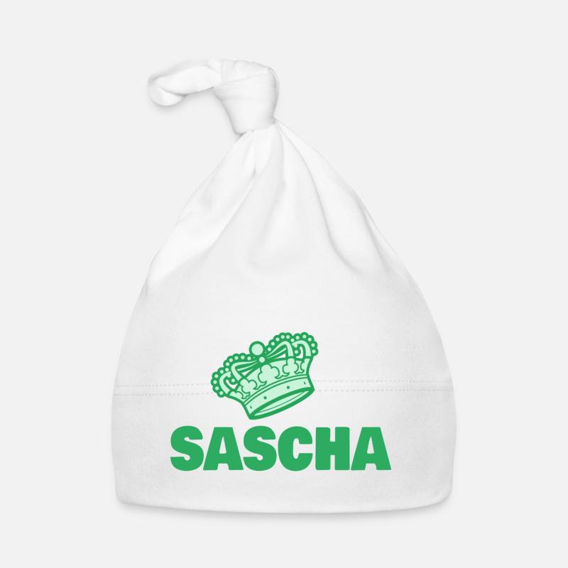 Sascha as a first name Organic Baby Cap
