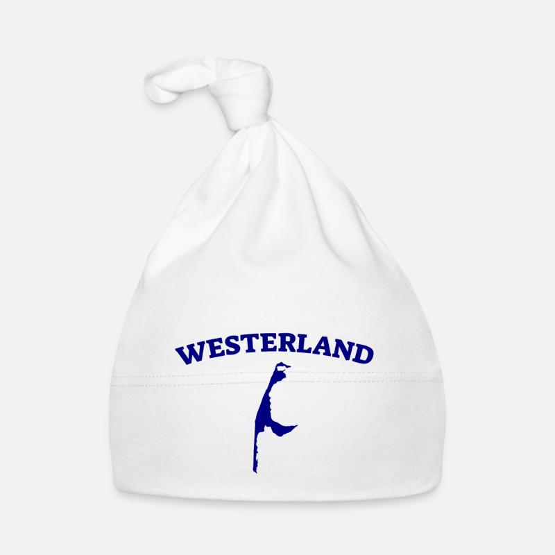 Westerland - Sylt - Nordsee - Anker - Möwe - Insel Baby Bio-Mütze