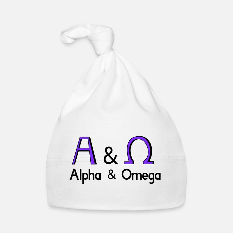 Alpha und Omega Baby Bio-Mütze