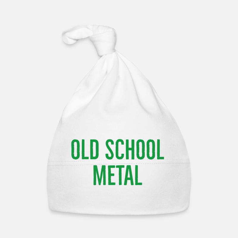 oldschoolmetalgreen Baby Bio-Mütze