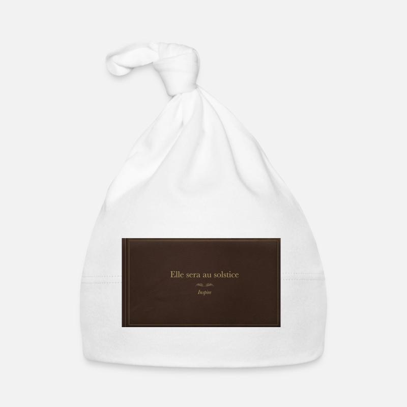 She'll be at the solstice Organic Baby Cap