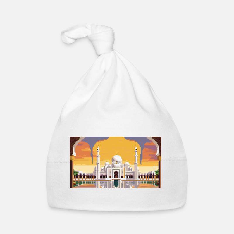 Sheikh Zayed Grand Mosque, Abu Dhabi, UAE, Pixel A Organic Baby Cap