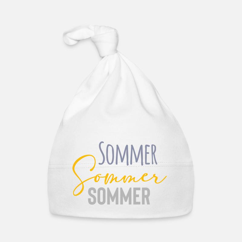 sommer Baby Bio-Mütze