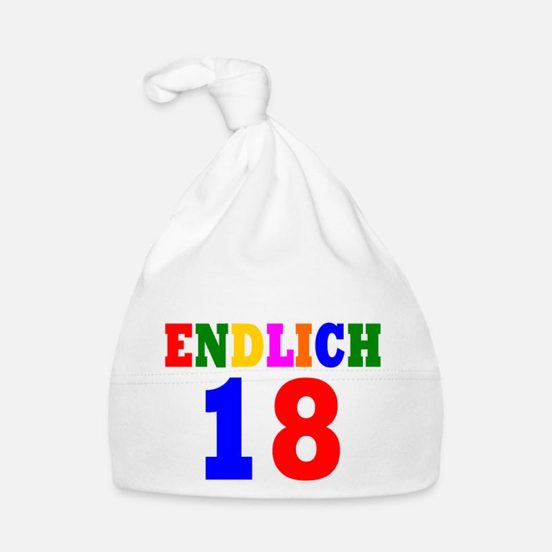 Endlich 18 Baby Bio-Mütze