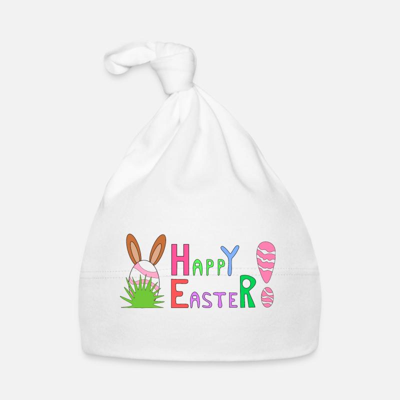 Happy Easter Baby Bio-Mütze