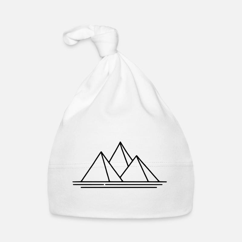 Pyramids Organic Baby Cap