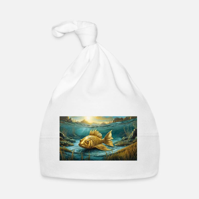 Pun ambiguous expression - Goldfisch (goldfish) Organic Baby Cap