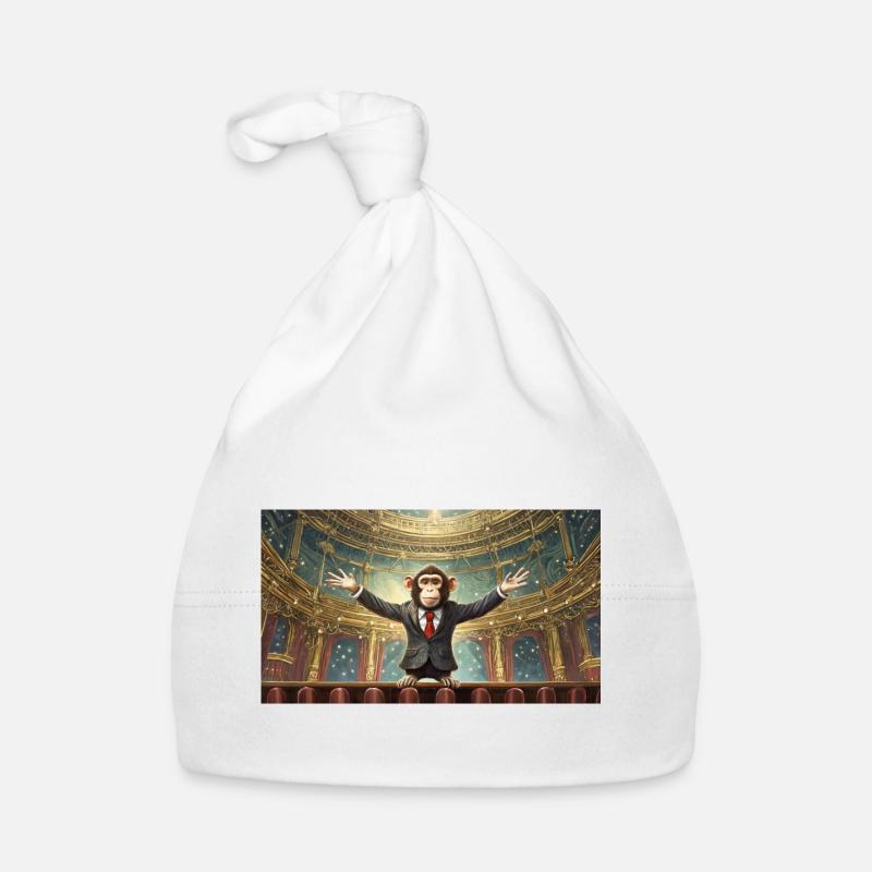 Pun ambiguous expression – Affentheater (farce) Organic Baby Cap