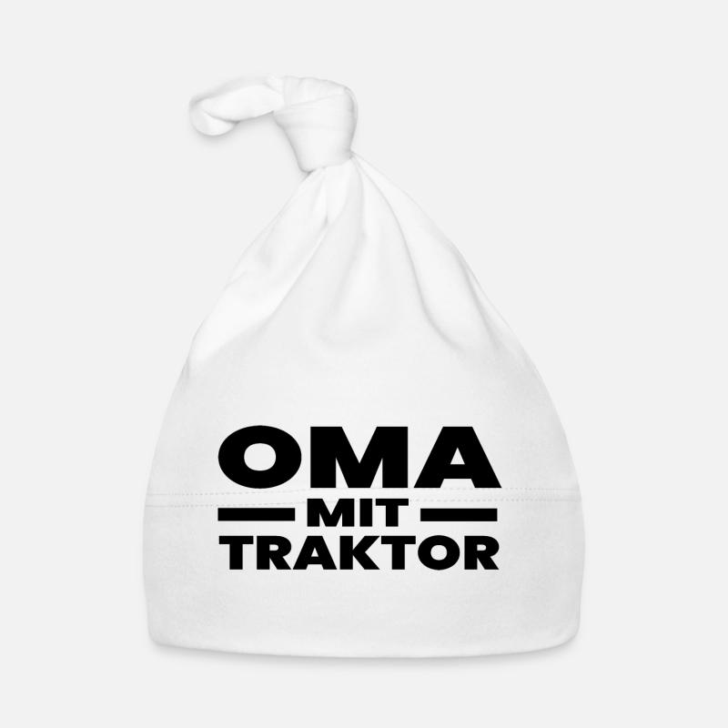 Traktor Baby Bio-Mütze