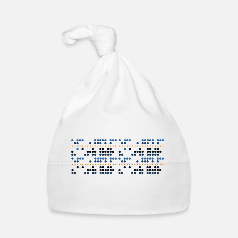 TheCode_Coloured - Baby Bio-Mütze - Weiß