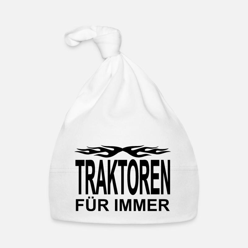 Traktor Baby Bio-Mütze