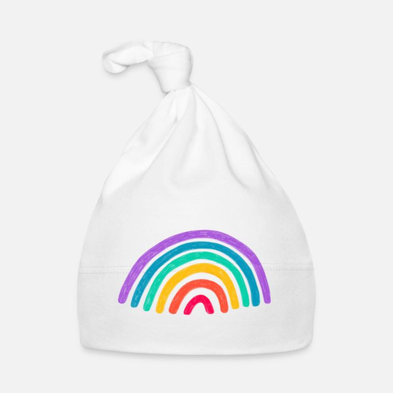 Rainbow Baby Bio-Mütze