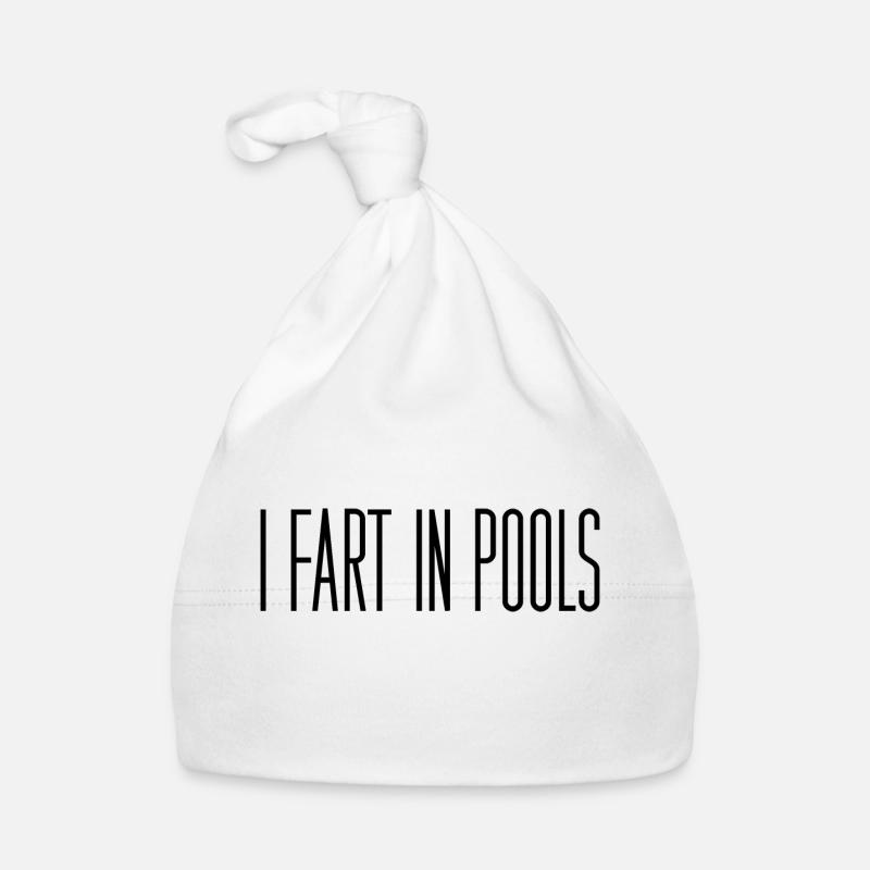 Je Pète Dans Les Piscines 3 Bonnet bio Bébé