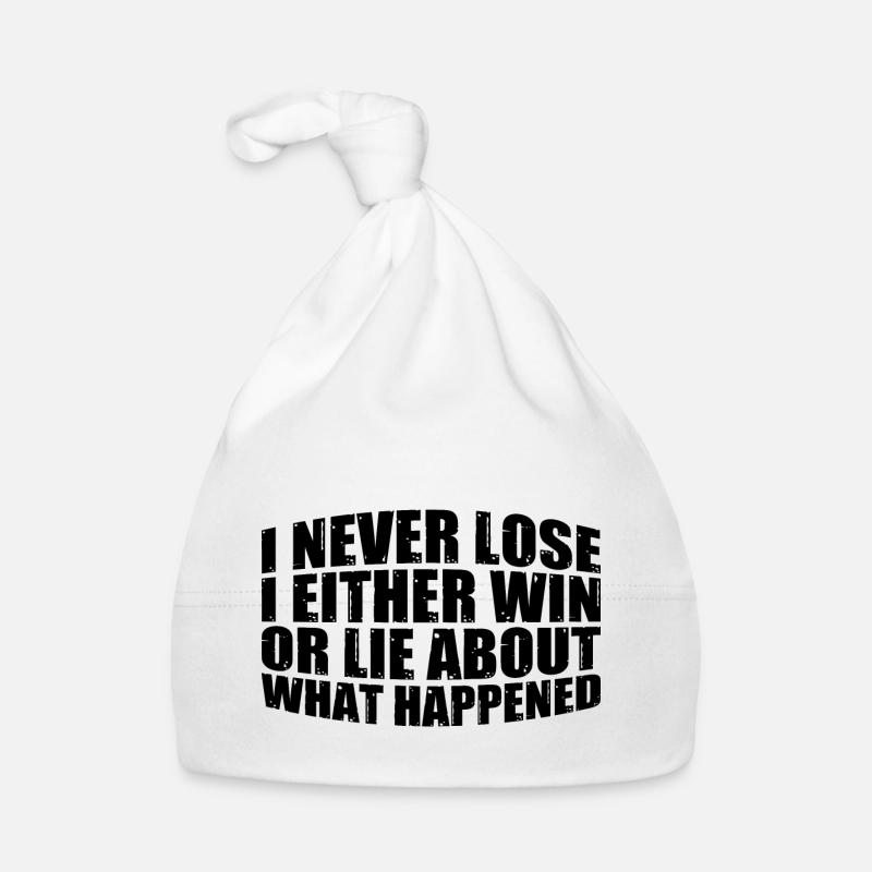 I Either Win Or Lie About What Happened 4 Baby Bio-Mütze