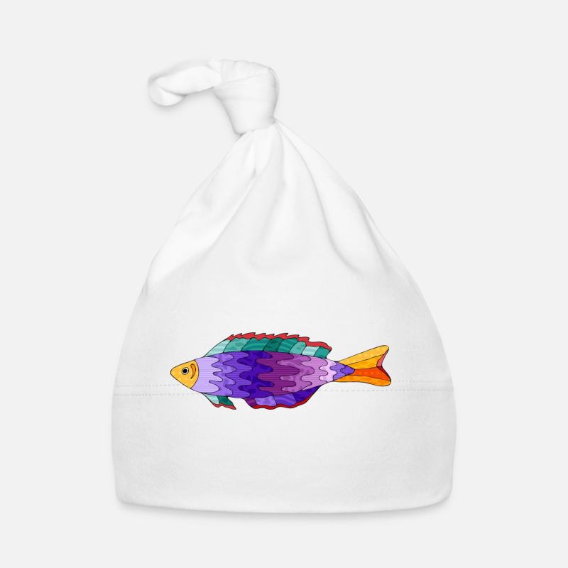 Fish Organic Baby Cap