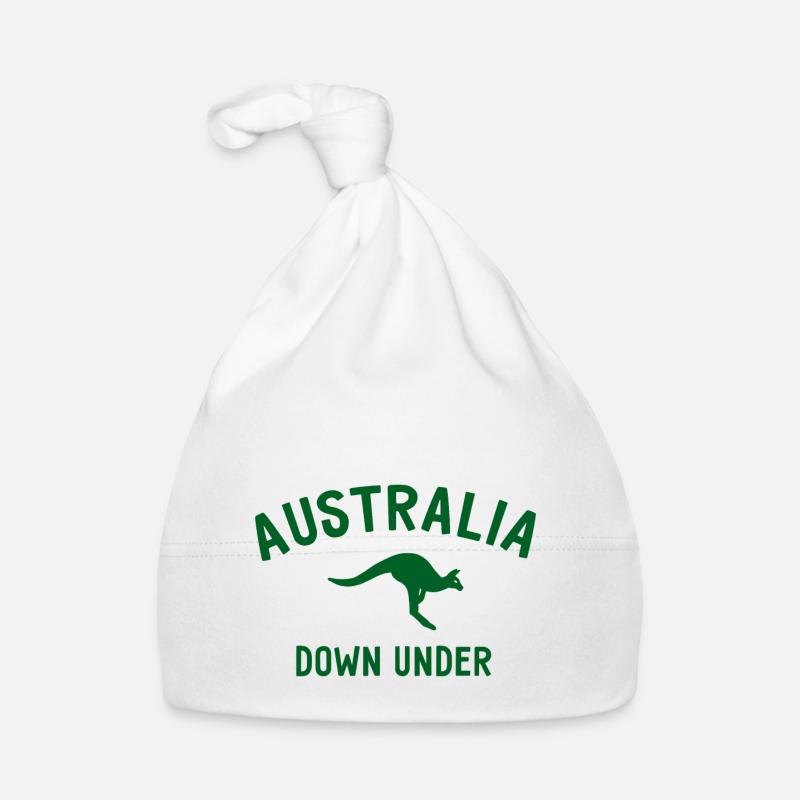 Australia - Down Under - Australien - Känguru Baby Bio-Mütze
