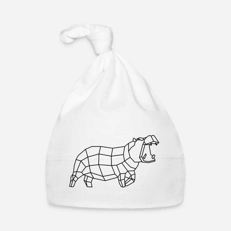 Nilpferd Baby Bio-Mütze