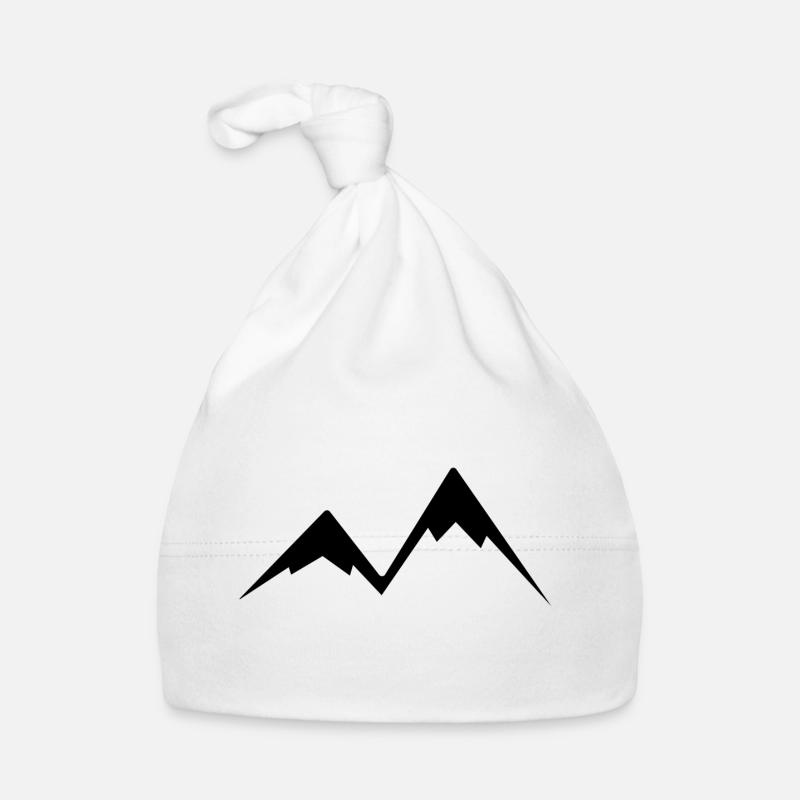 Einfache Berge Baby Bio-Mütze