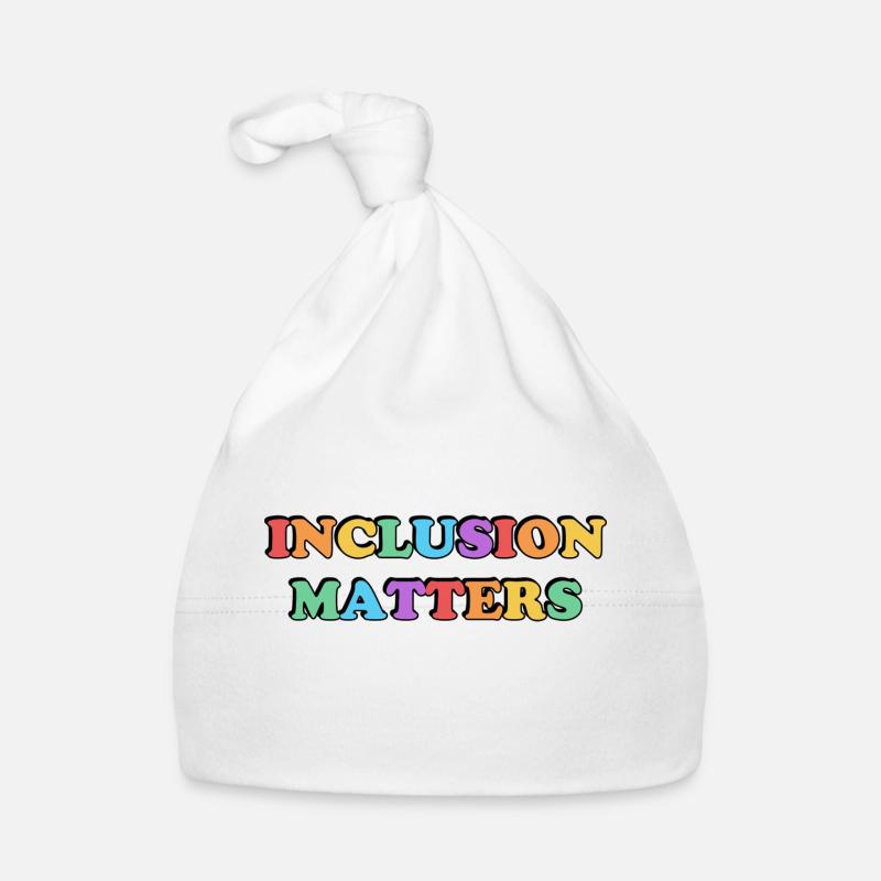 Inklusion ist wichtig Regenbogen Baby Bio-Mütze