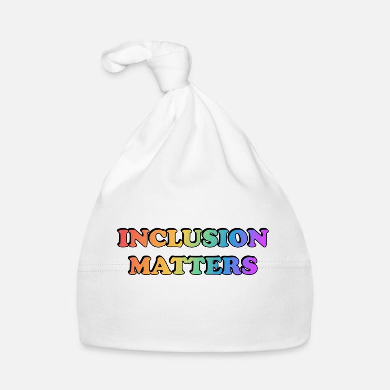 L’inclusion compte Arc-en-ciel Bonnet bio Bébé