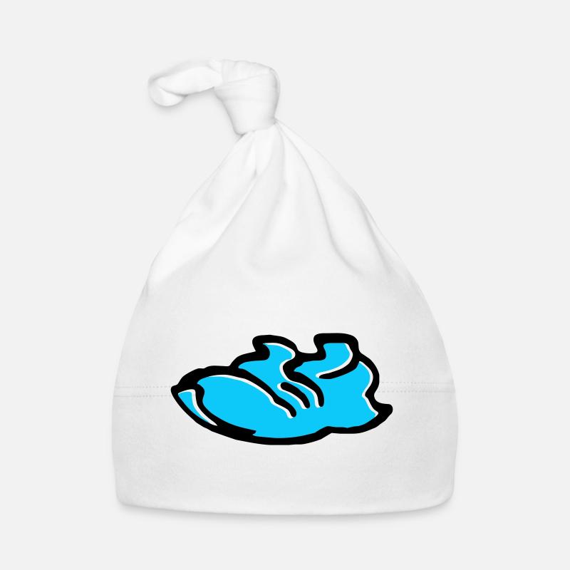 Sneaker - Baby Bio-Mütze - Weiß
