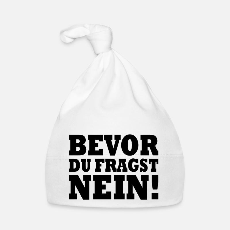 Bevor du fragst nein Baby Bio-Mütze