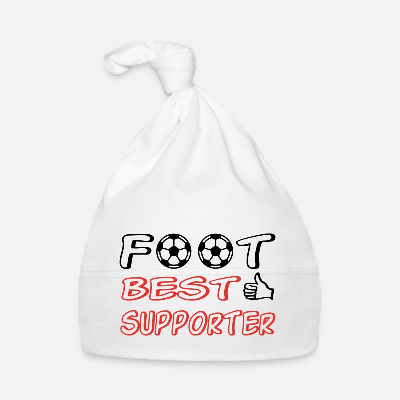 Foot best supporter - Bonnet bio Bébé - blanc