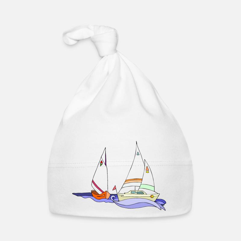 Segelboote Baby Bio-Mütze