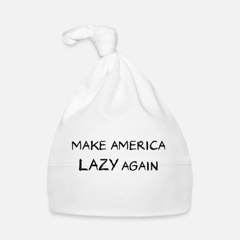 Make America Lazy Again Organic Baby Cap