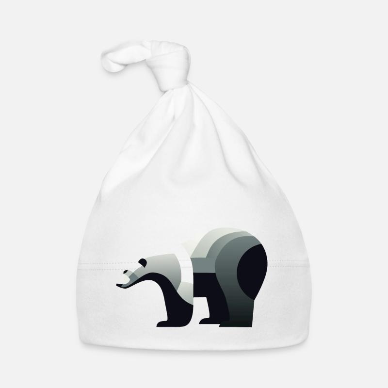 Polar bear Organic Baby Cap