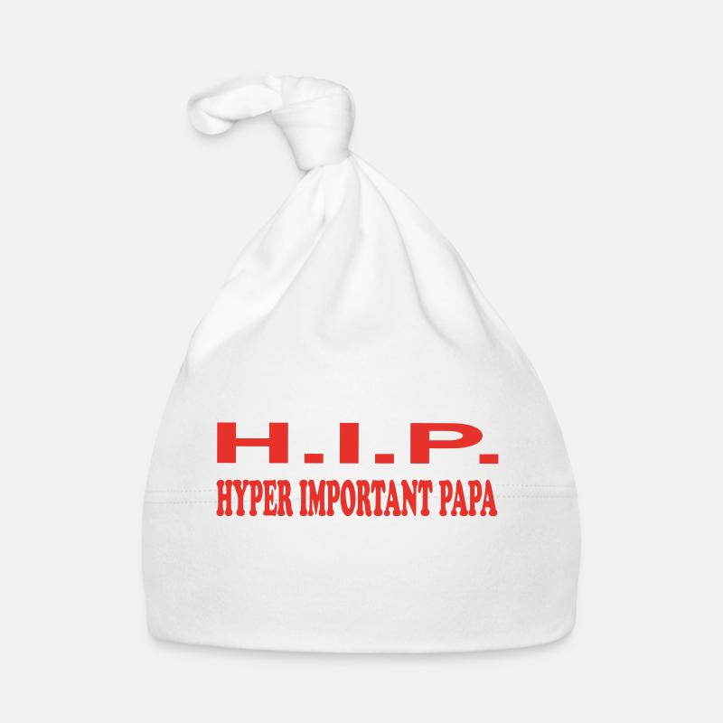 HYPER IMPORTANT PAPA Bonnet bio Bébé