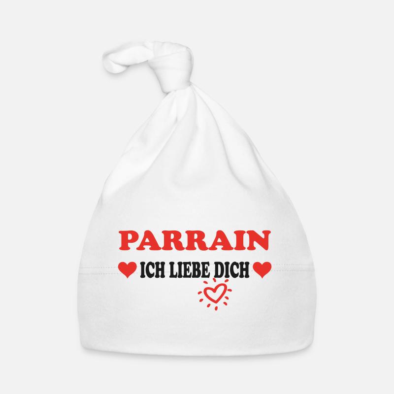 PARRAIN Ich liebe dich Bonnet bio Bébé