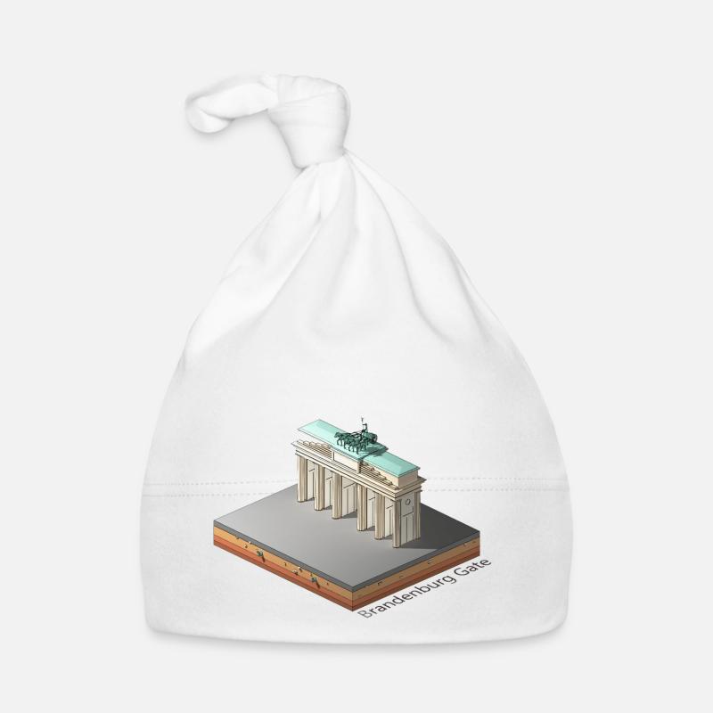 Brandenburg Gate Organic Baby Cap