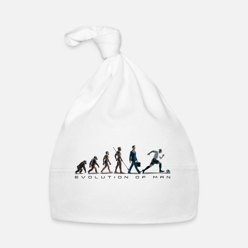 Evolution Football Artboard 1 Exemplaire - Bonnet bio Bébé - blanc