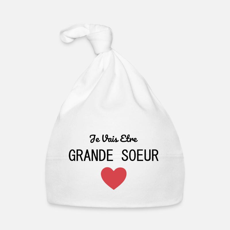 Ich werde eine große Schwester sein Baby Bio-Mütze