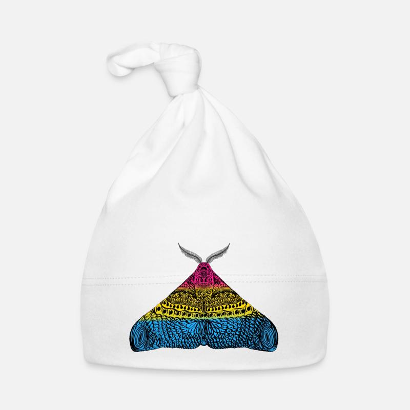 Pansexual pride moth Organic Baby Cap