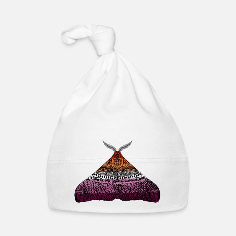 Lesbisch pride Motte Baby Bio-Mütze