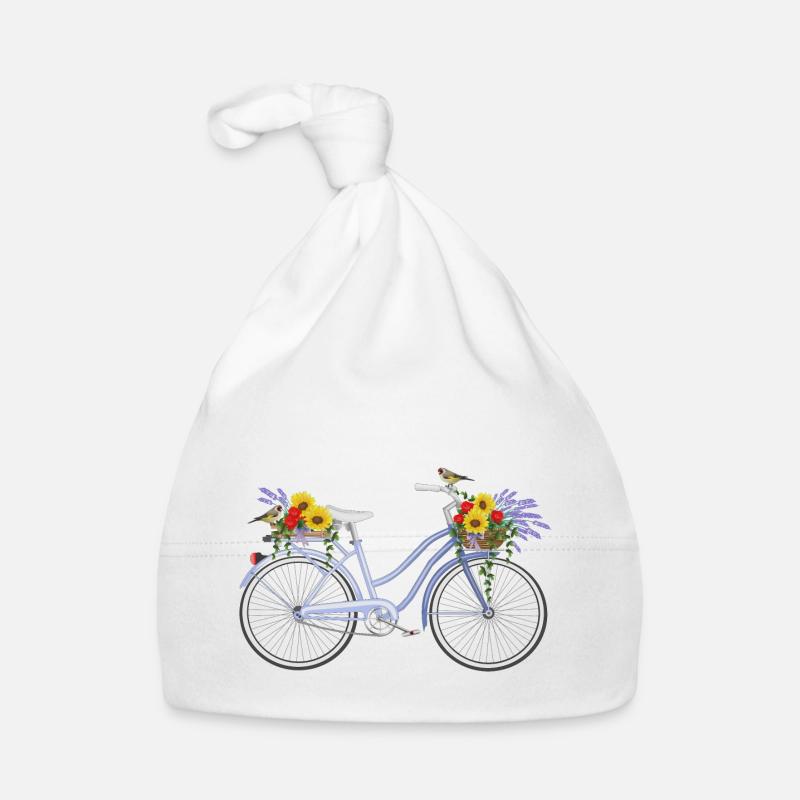 Vélo à la lavande Bonnet bio Bébé