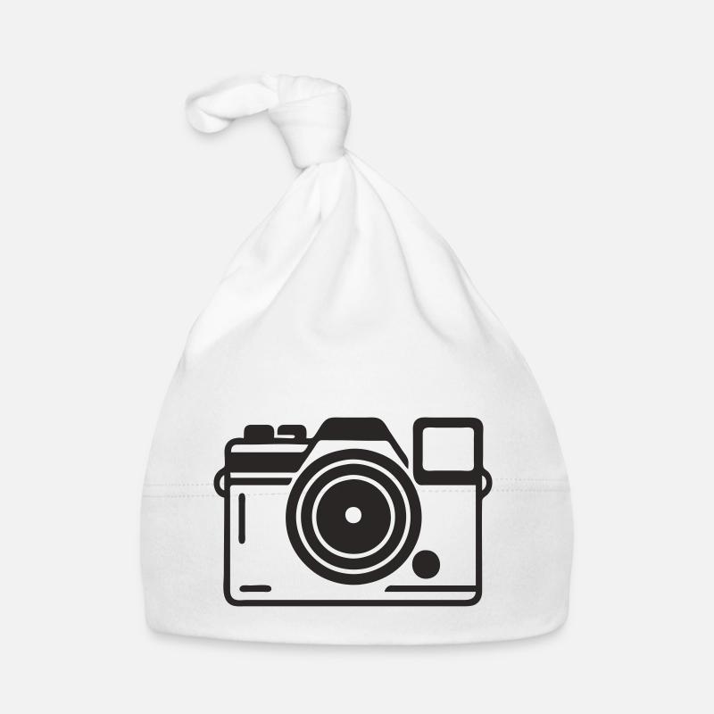 Camera Logo Organic Baby Cap