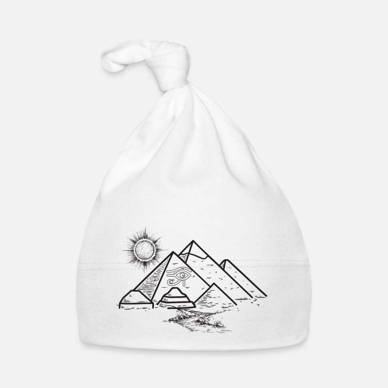 Pyramids Organic Baby Cap