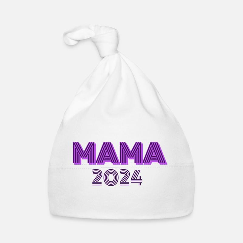 Mama 2024 Baby Bio-Mütze
