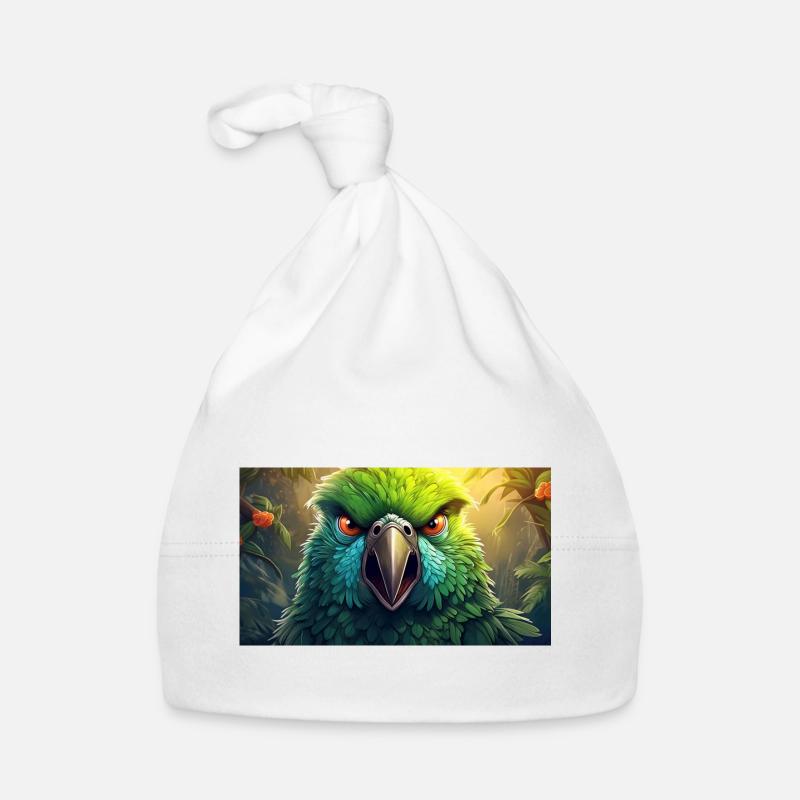 Animaux mignons - perroquet Bonnet bio Bébé