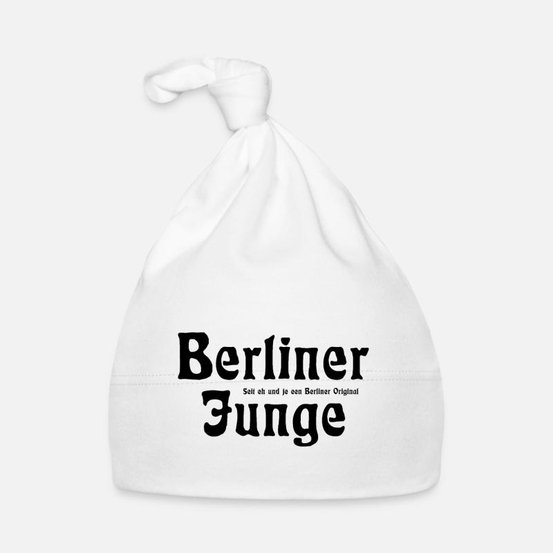 Berliner Junge - Cooler Spruch - Berlin - Germany Baby Bio-Mütze
