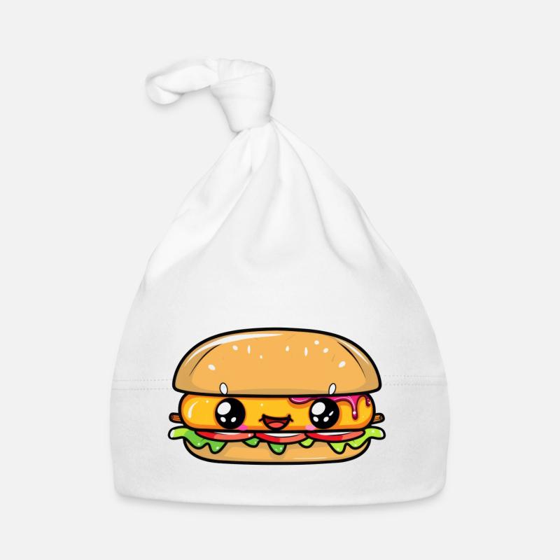 Burger avec un visage Bonnet bio Bébé